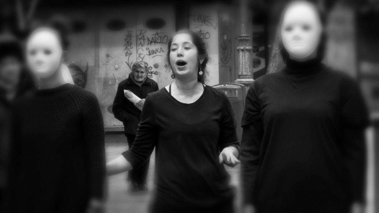 The interactive theater group GTO La Trinchera